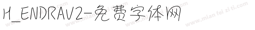 H_ENDRAV2字体转换