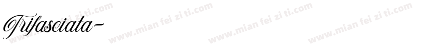 Trifasciata字体转换