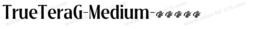 TrueTeraG-Medium字体转换