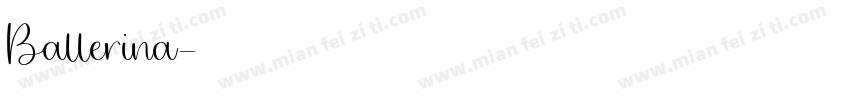 Ballerina字体转换