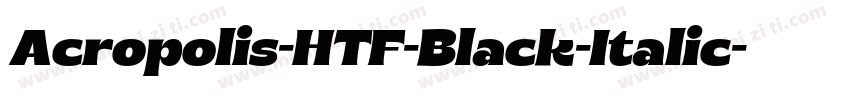 Acropolis-HTF-Black-Italic字体转换