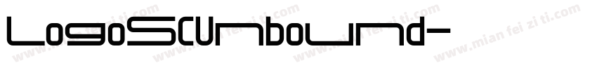 logoSCUnbound字体转换