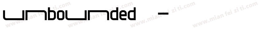 unbounded字体下载字体转换