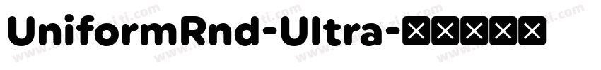UniformRnd-Ultra字体转换