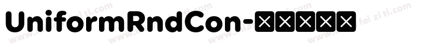 UniformRndCon字体转换