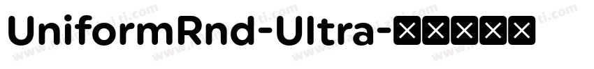 UniformRnd-Ultra字体转换