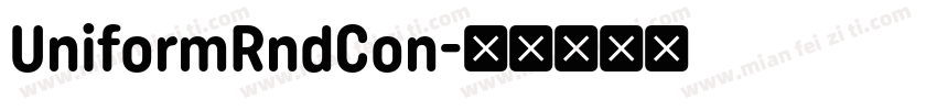 UniformRndCon字体转换