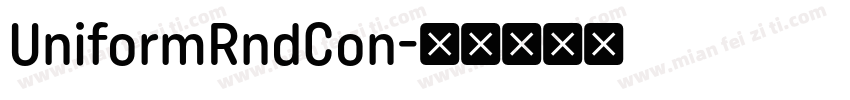 UniformRndCon字体转换