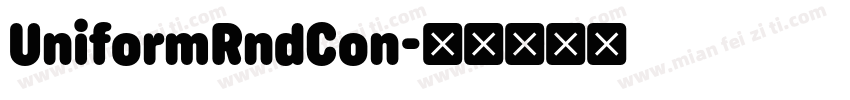 UniformRndCon字体转换