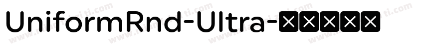 UniformRnd-Ultra字体转换