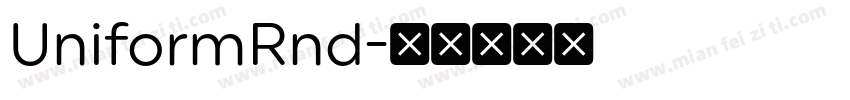 UniformRnd字体转换