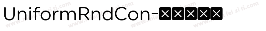 UniformRndCon字体转换