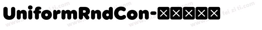 UniformRndCon字体转换