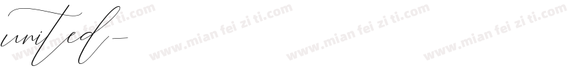 united字体转换