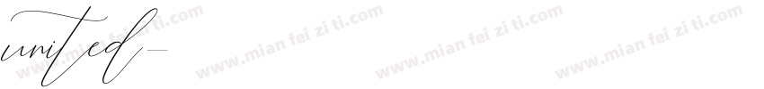 united字体转换