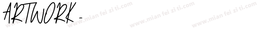 ARTWORK字体转换