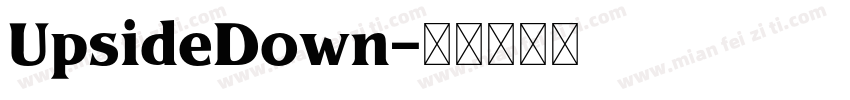 UpsideDown字体转换