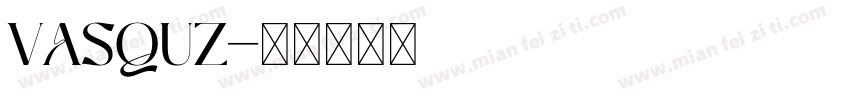 VASQUZ字体转换