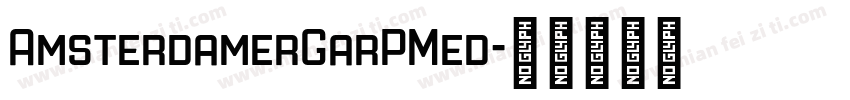 AmsterdamerGarPMed字体转换