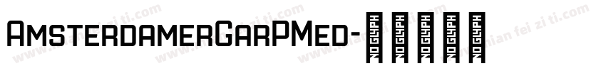 AmsterdamerGarPMed字体转换