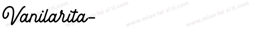 Vanilarita字体转换