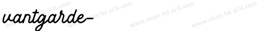 vantgarde字体转换