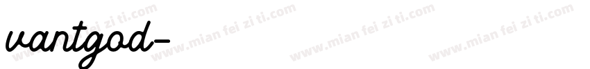 vantgod字体转换
