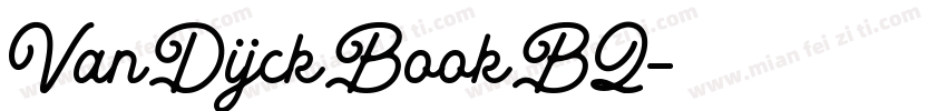 VanDijckBookBQ字体转换