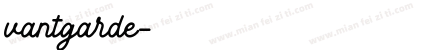 vantgarde字体转换