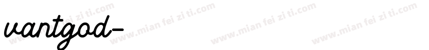 vantgod字体转换