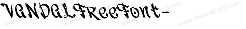 VANDALFreeFont字体转换