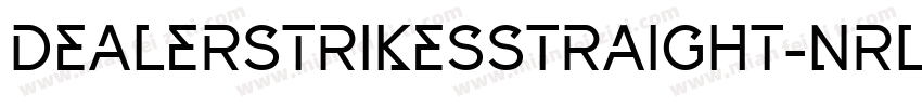 DealerStrikesStraight-nRL1R字体转换