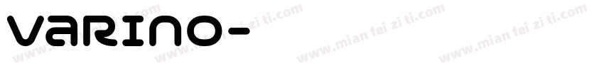 Varino字体转换