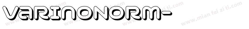 VarinoNorm字体转换