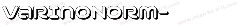 VarinoNorm字体转换