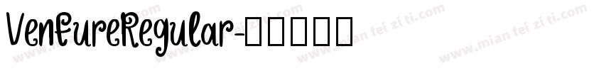 VentureRegular字体转换