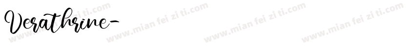 Verathrine字体转换