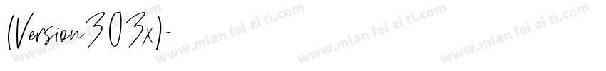 (Version303x)字体转换