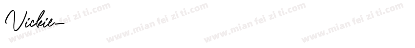 Vickie字体转换