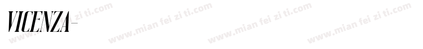 vicenza字体转换