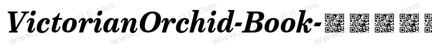 VictorianOrchid-Book字体转换