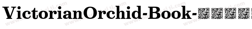 VictorianOrchid-Book字体转换