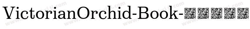 VictorianOrchid-Book字体转换