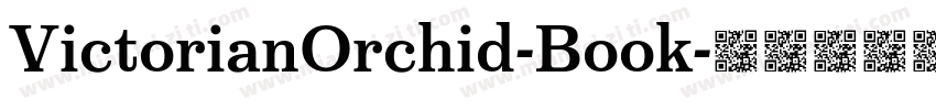 VictorianOrchid-Book字体转换