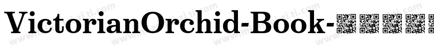 VictorianOrchid-Book字体转换