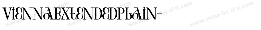 ViennaExtendedPlain字体转换
