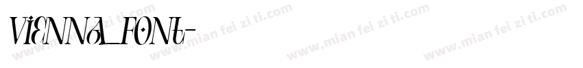 Vienna_Font字体转换