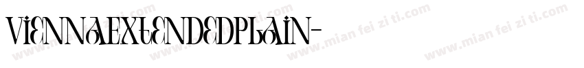ViennaExtendedPlain字体转换