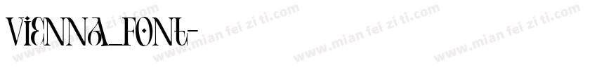 Vienna_Font字体转换
