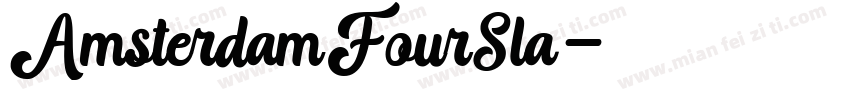 AmsterdamFourSla字体转换